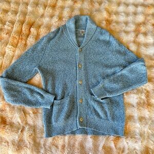 NWOT Faherty Marled Cotton Cardigan - Large